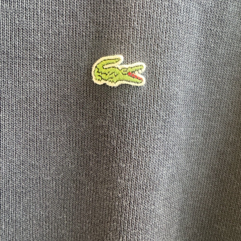 Men’s Lacoste Qtr Zip Pullover sz 7 - Picture 3 of 7